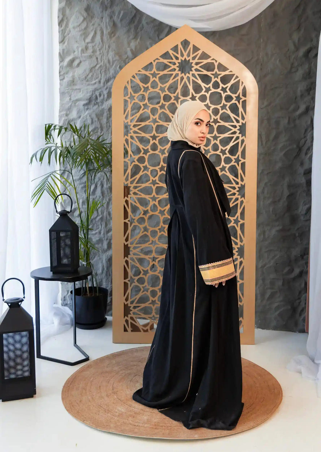 LINEN OPEN KAFTAN