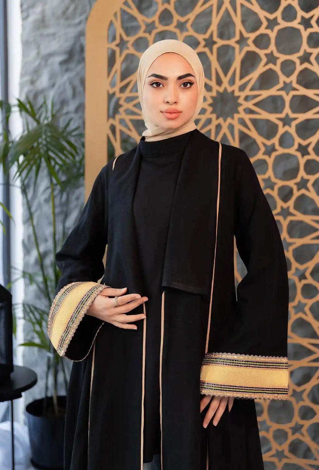 LINEN OPEN KAFTAN
