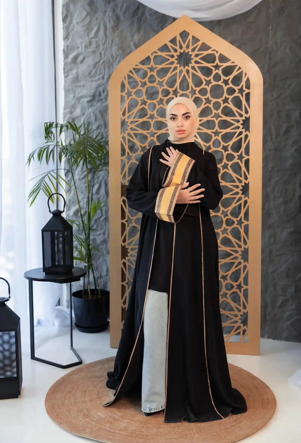 LINEN OPEN KAFTAN