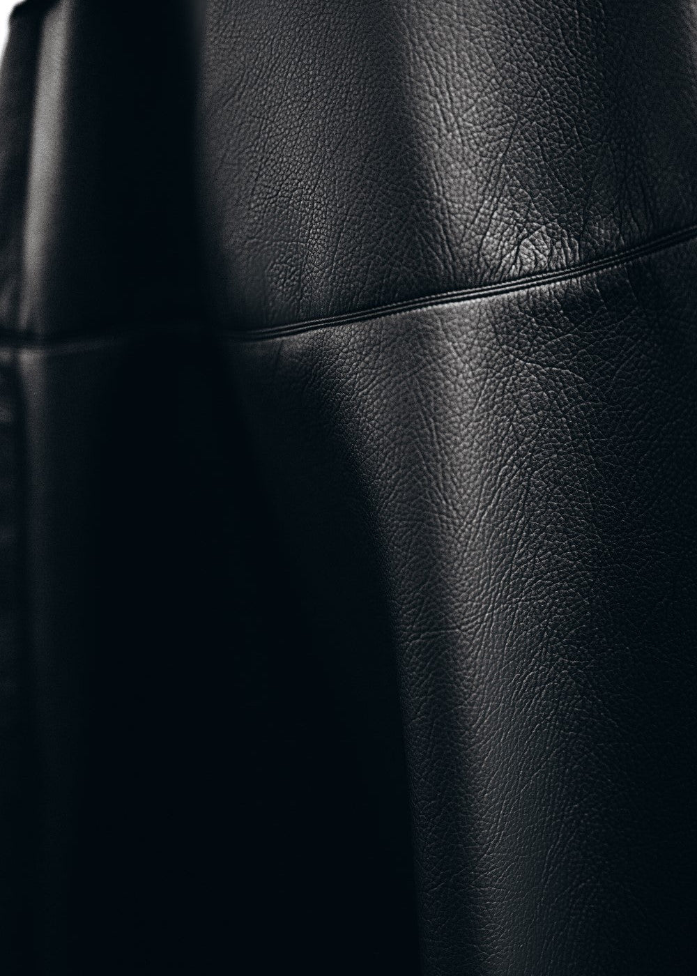 Black Leather Maxi Skirt