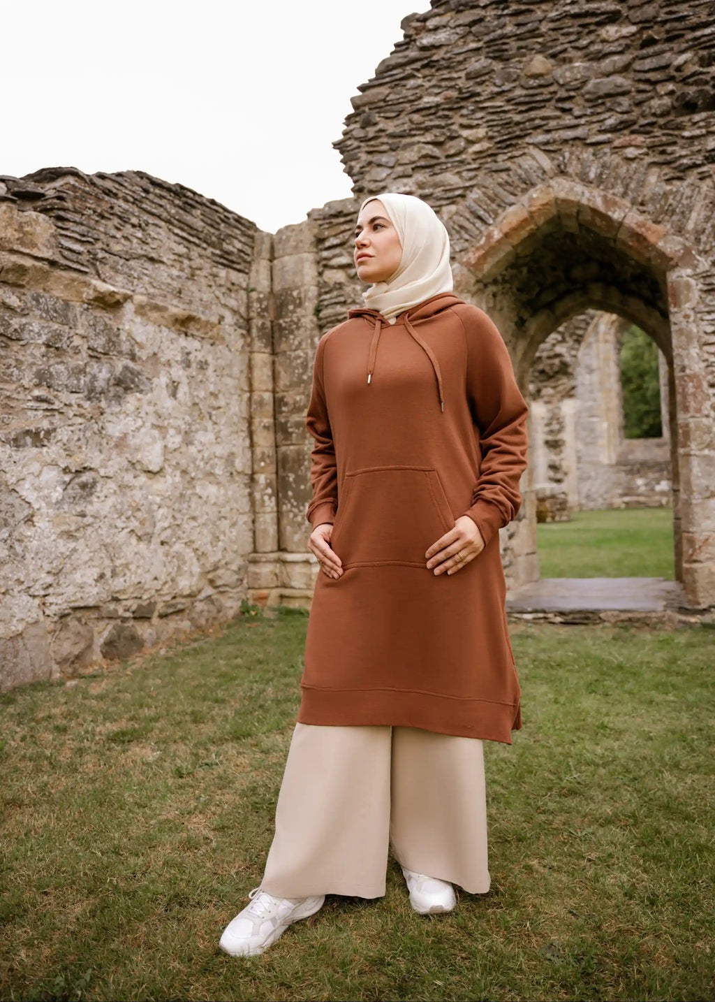 Bloom long hoodie dress