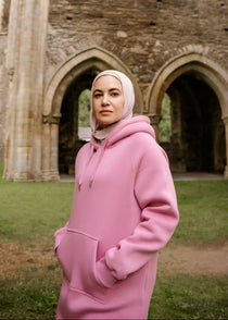 Bloom long hoodie dress