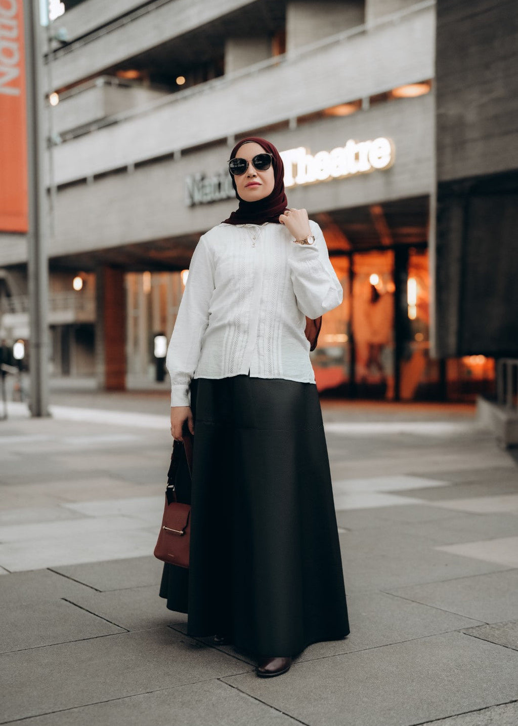 Crinkle Texture Cotton Blouse