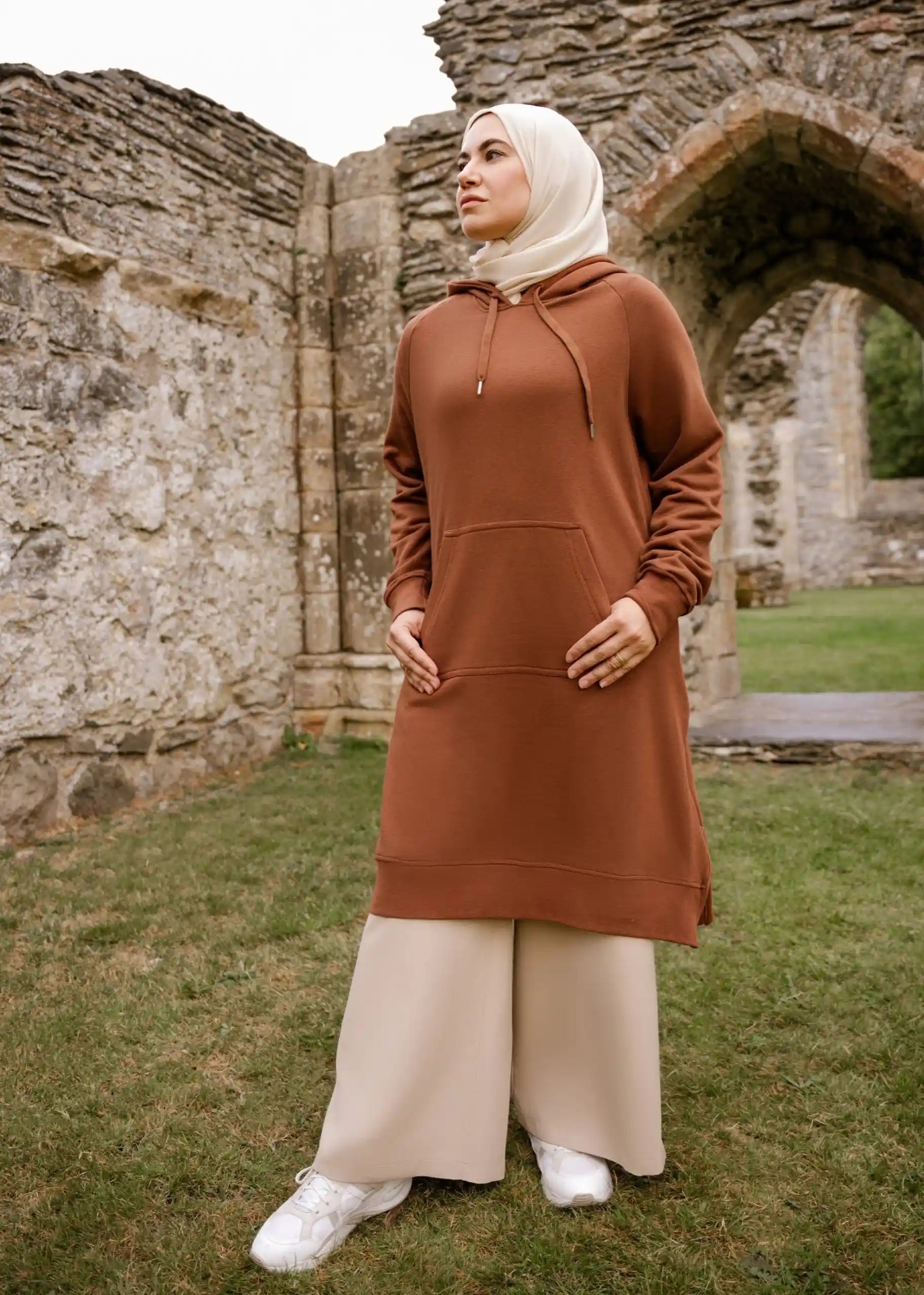 Bloom long hoodie dress