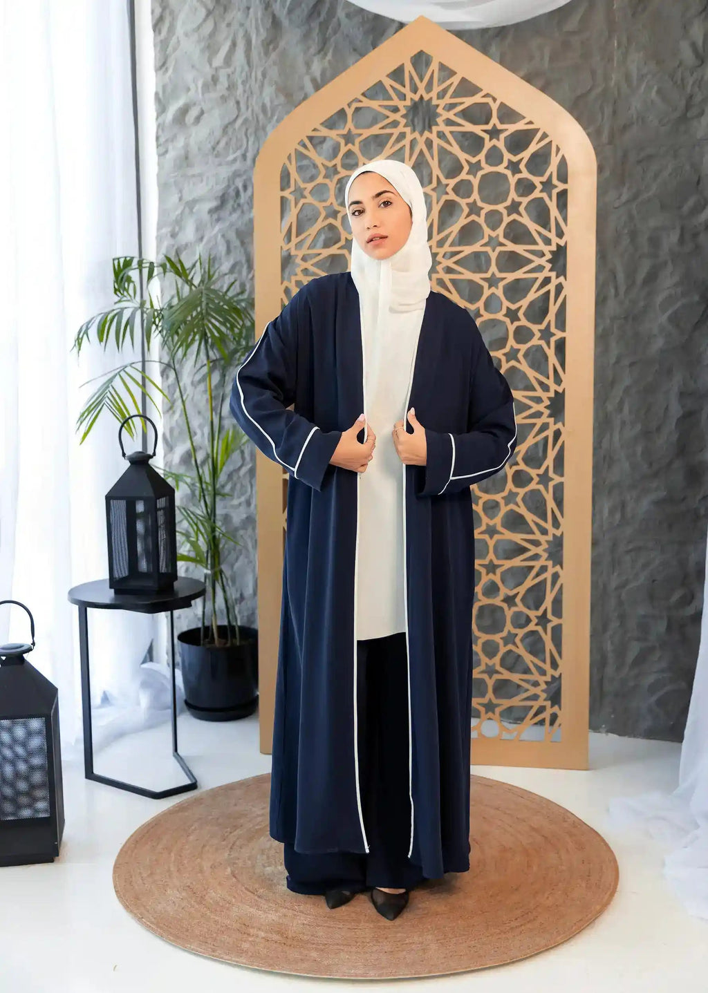 MONEST OPEN CARDIGAN SET