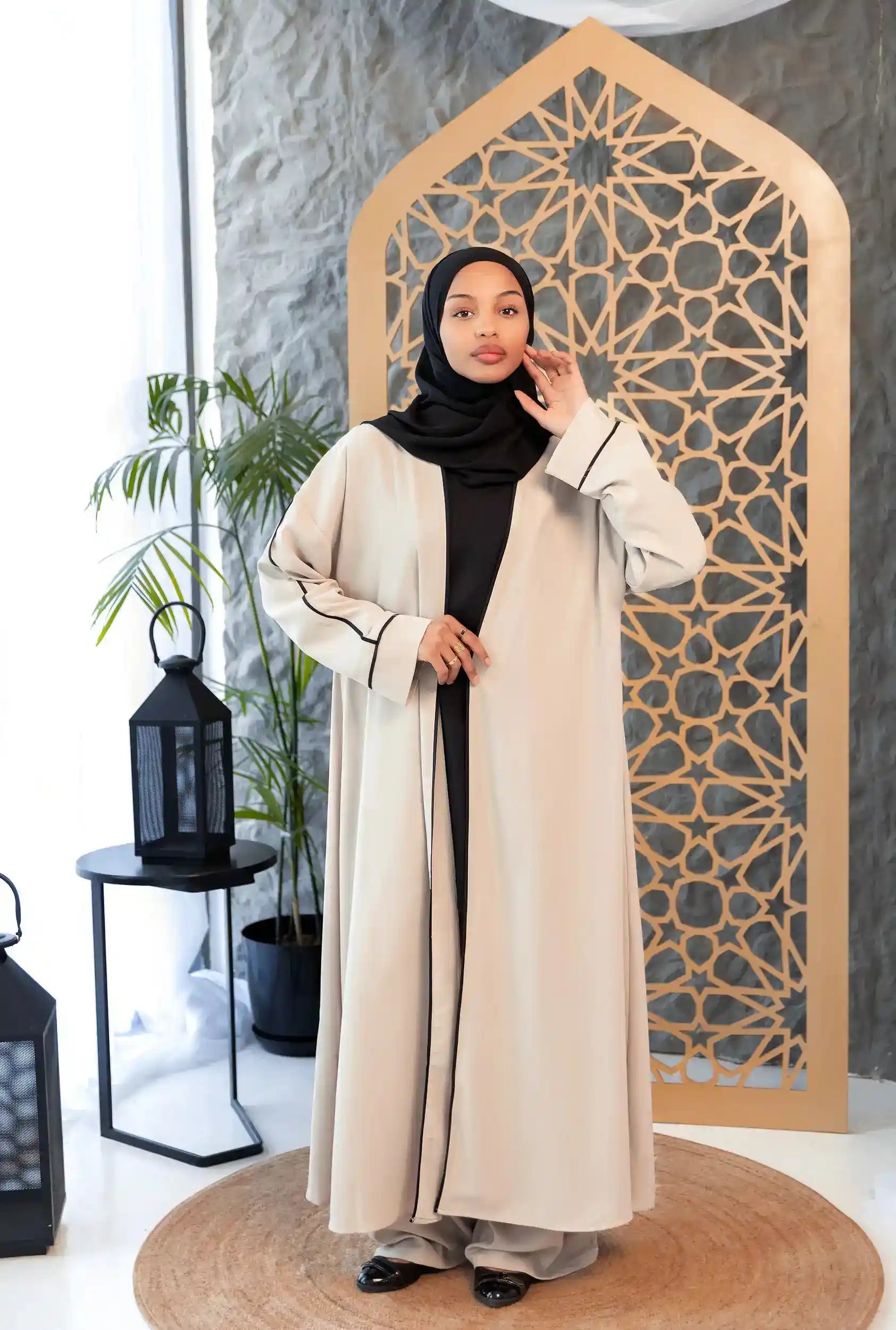 MONEST OPEN CARDIGAN SET