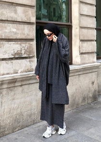 Knitted modest winter set