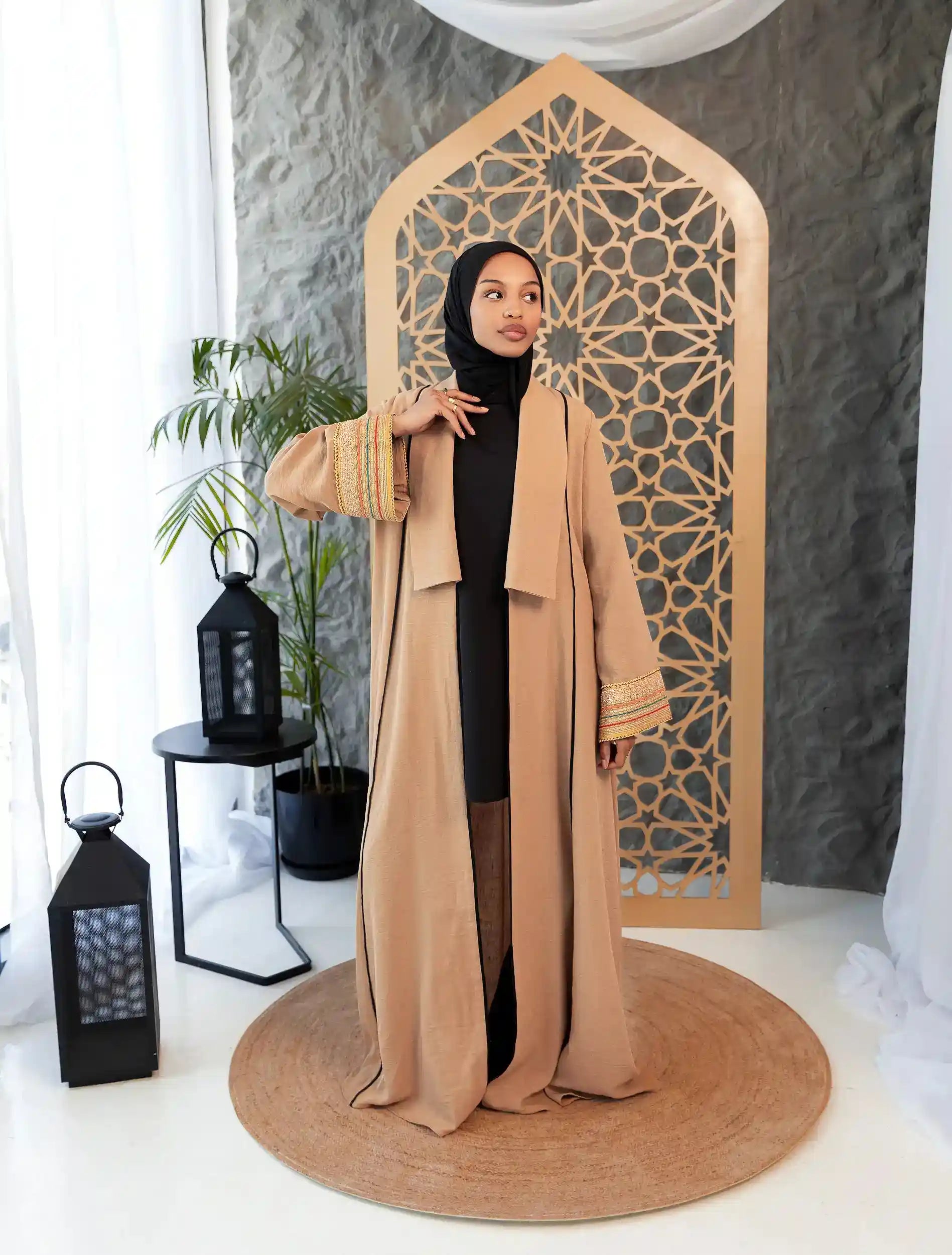 LINEN OPEN KAFTAN
