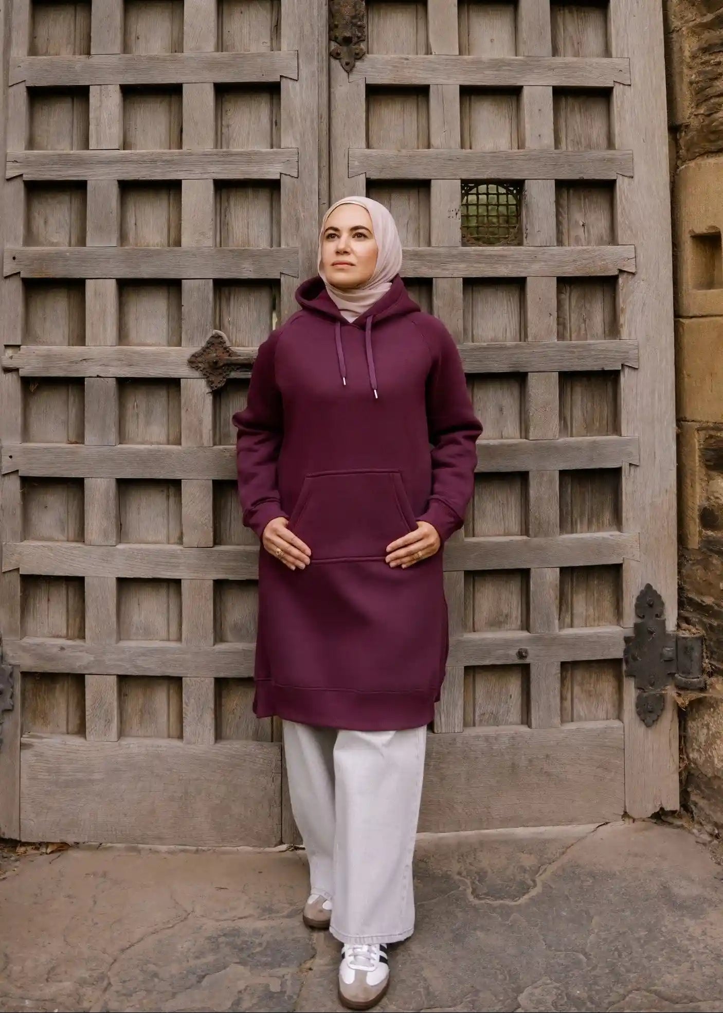 Bloom long hoodie dress