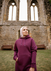 Bloom long hoodie dress
