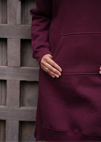 Bloom long hoodie dress