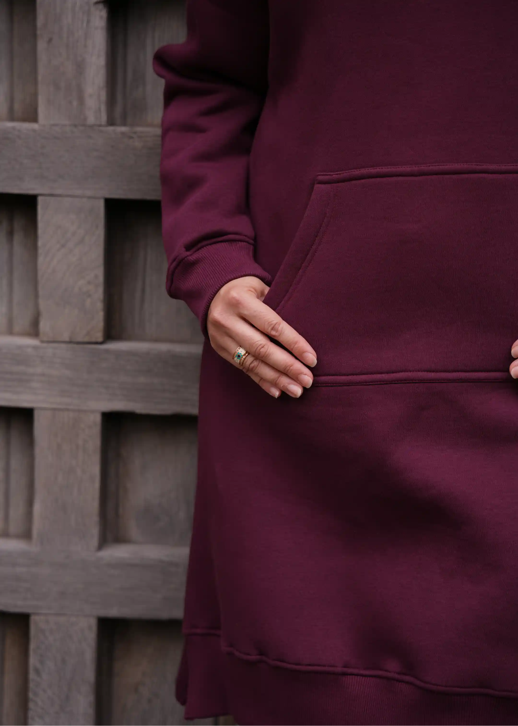 Bloom long hoodie dress