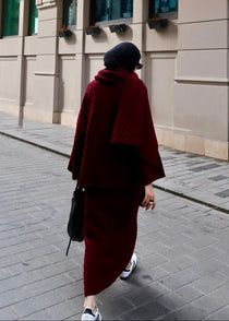 Knitted modest winter set
