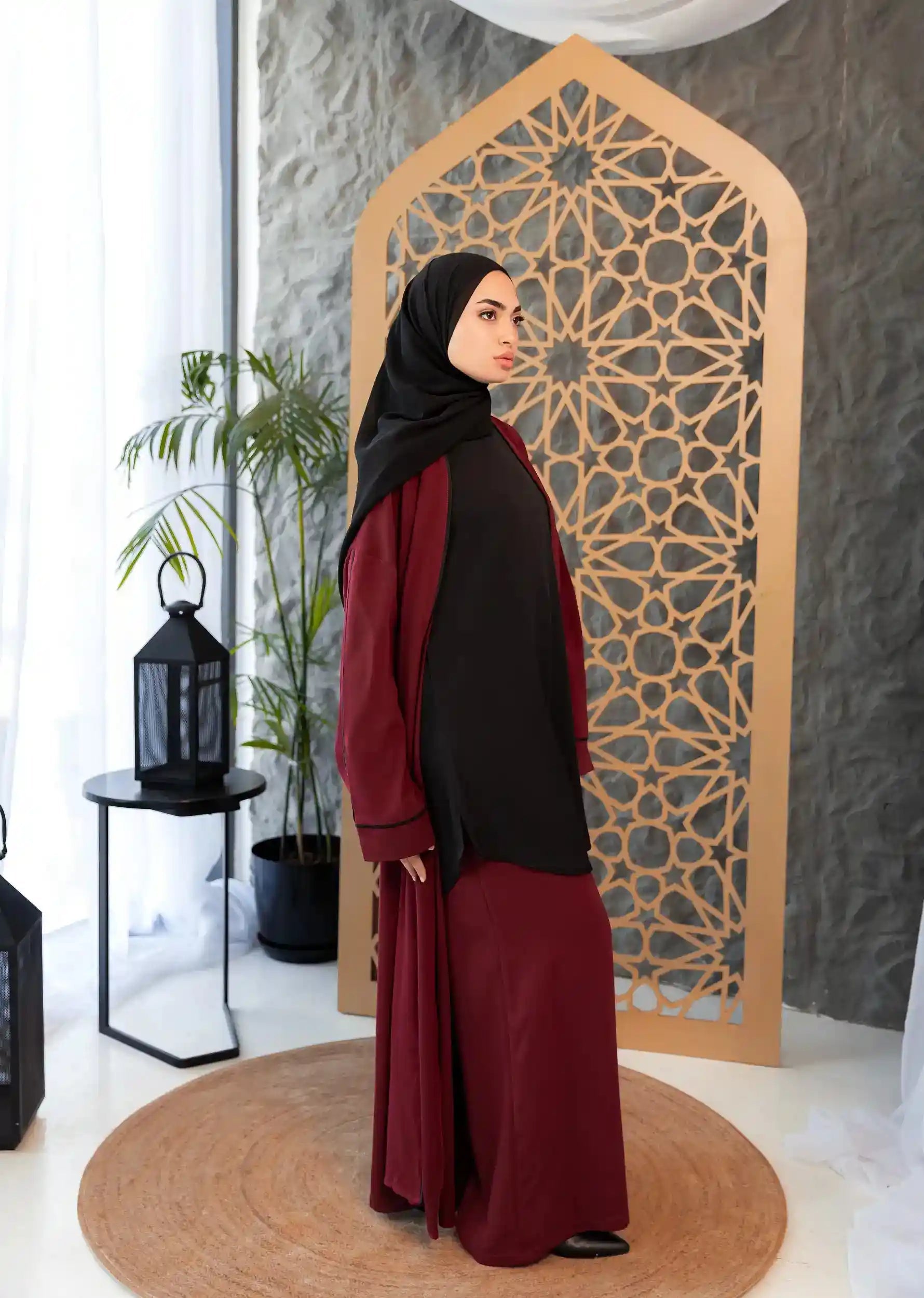 MONEST OPEN CARDIGAN SET