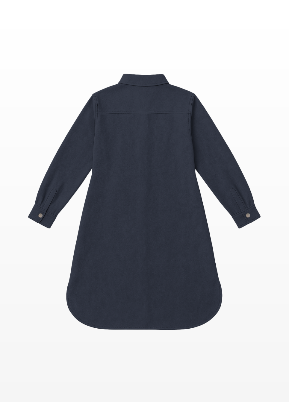 Modest Suede Shirt Dress