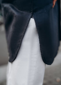 Modest Suede Shirt Dress