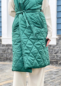 Nove long Quilted Gilet
