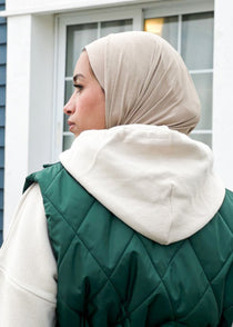 Nove long Quilted Gilet