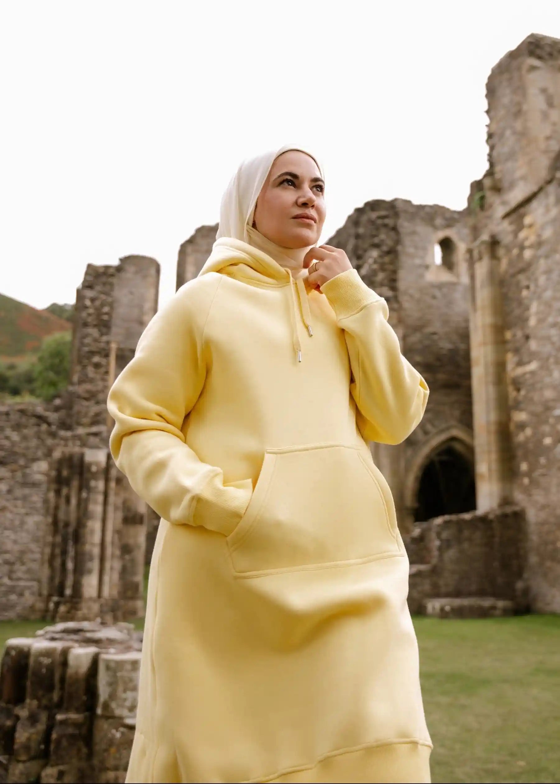 Bloom long hoodie dress