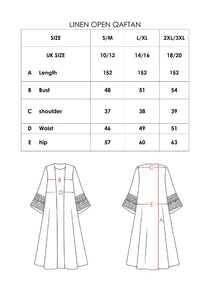 LINEN OPEN KAFTAN
