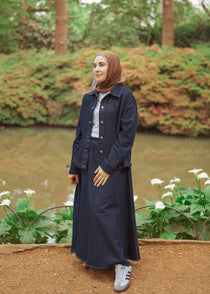 Dark Denim Modest Set