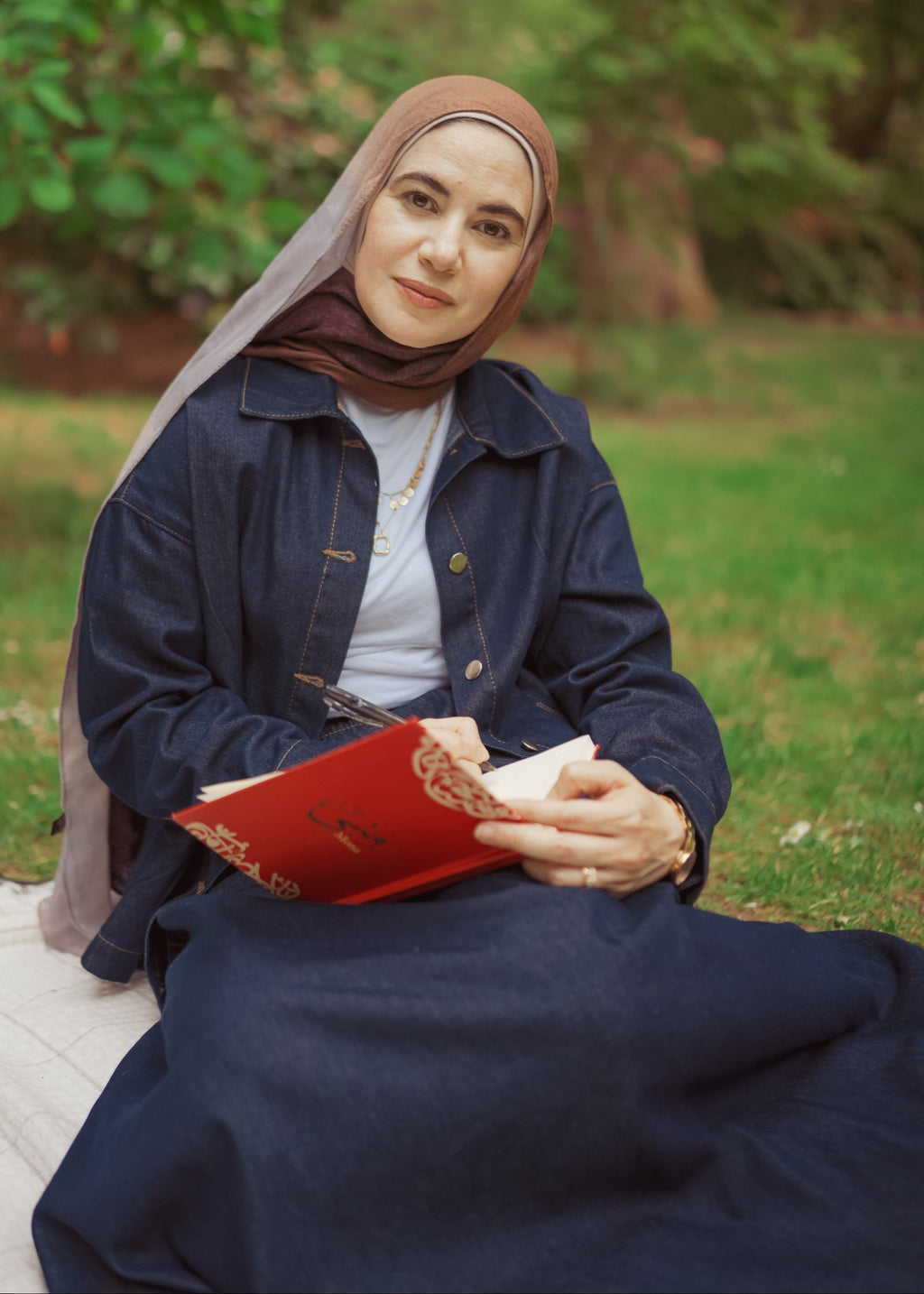 Dark Denim Modest Set