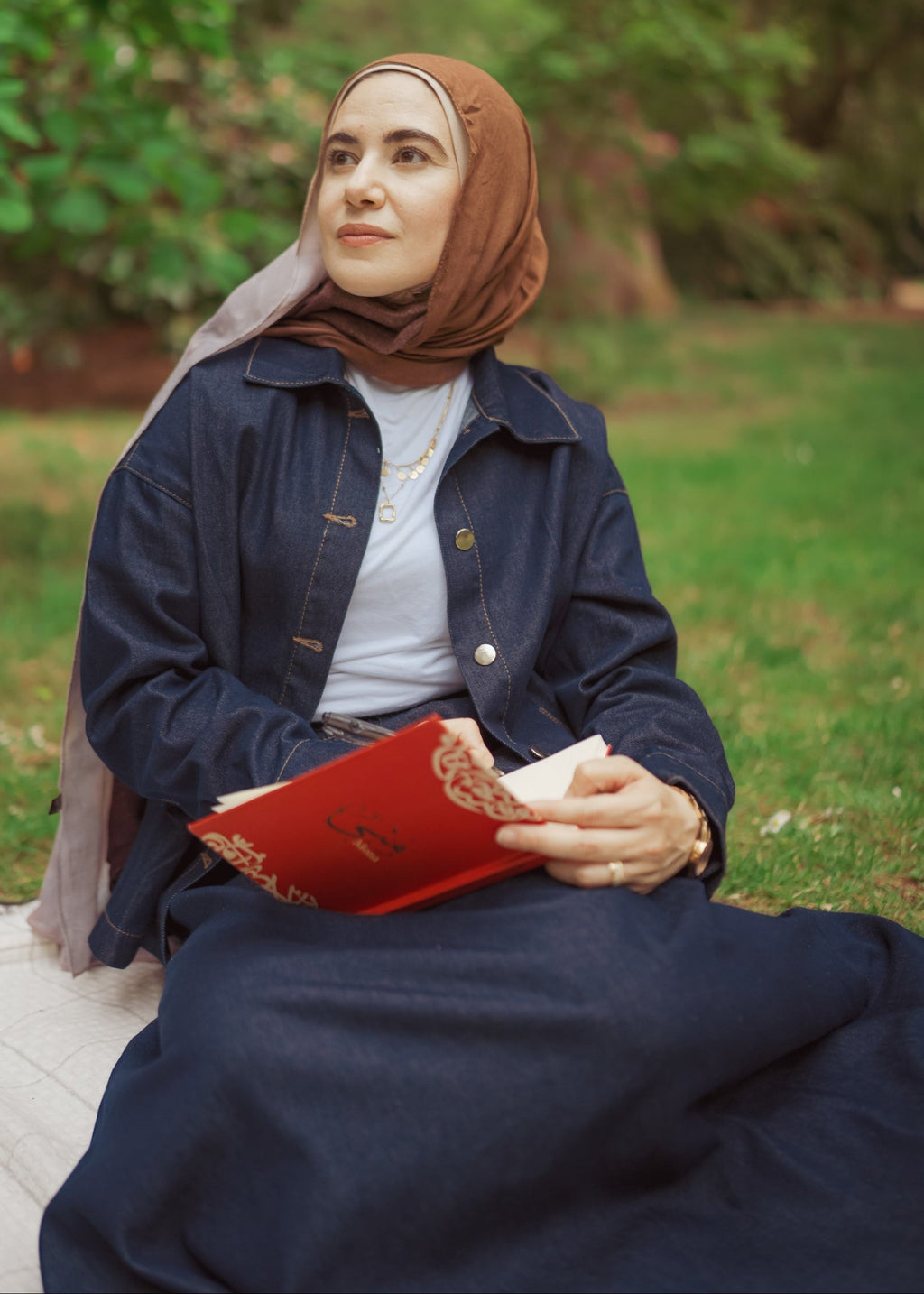 Dark Denim Modest Set