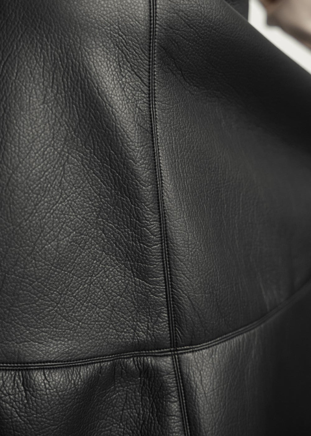 Black Leather Maxi Skirt