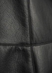Black Leather Maxi Skirt