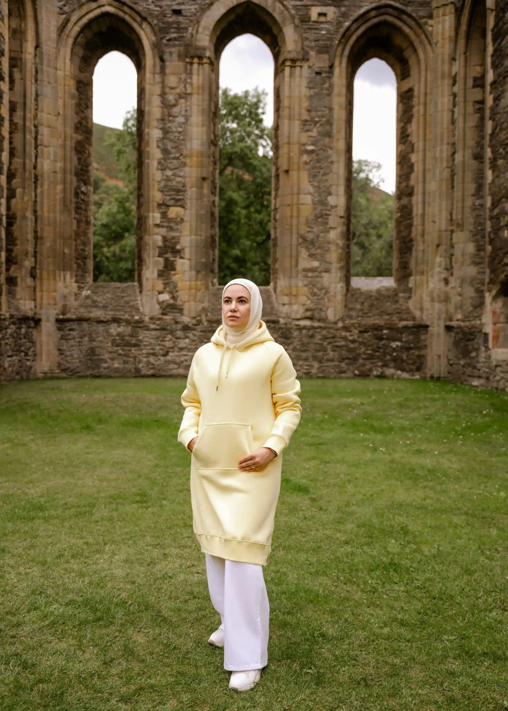 Bloom long hoodie dress