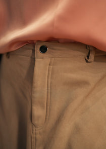 Vintage Suede Belted Skirt