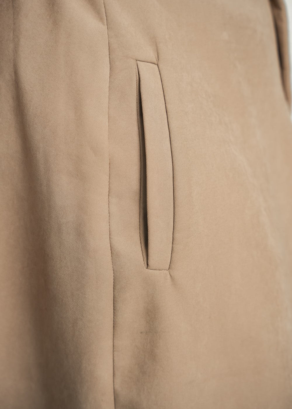 Vintage Suede Belted Skirt