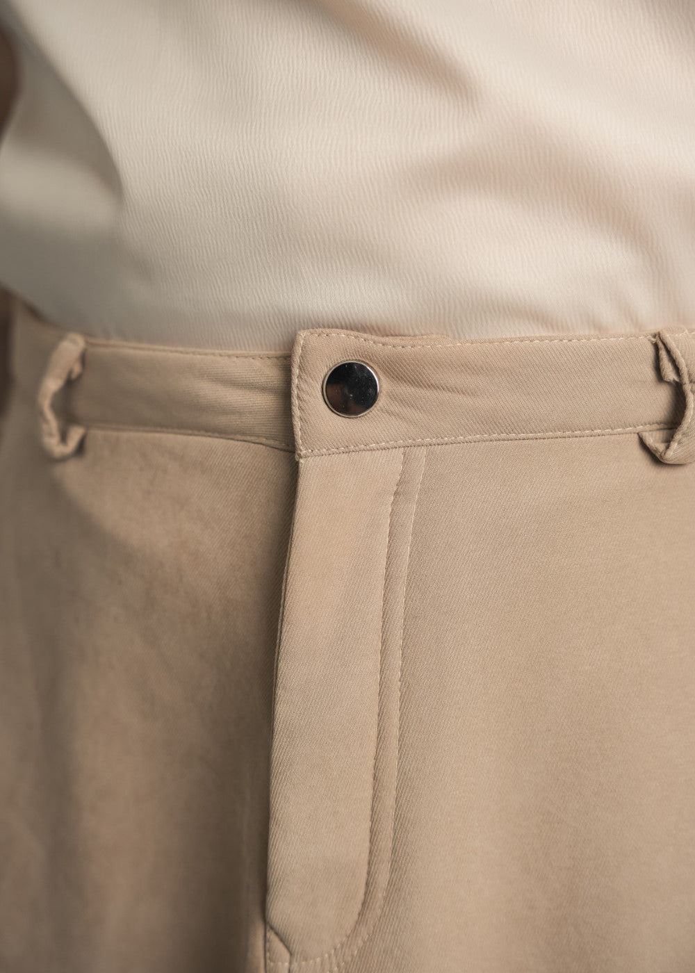 Vintage Suede Belted Skirt