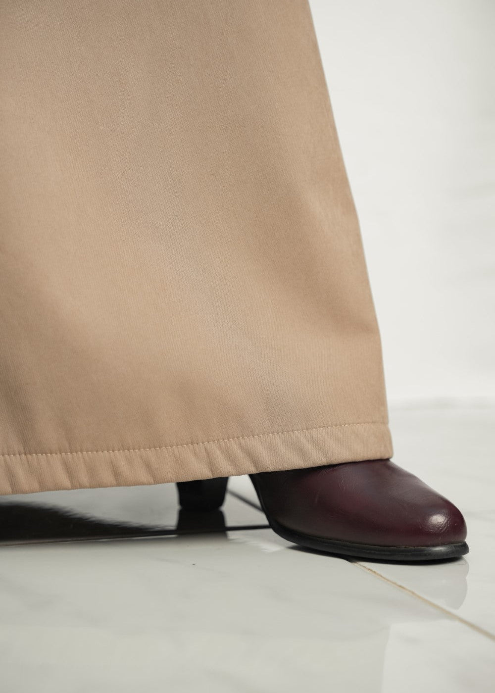 Vintage Suede Belted Skirt