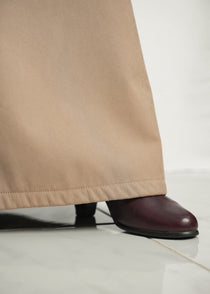 Vintage Suede Belted Skirt